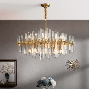 Lustre de plafond à double fixation en cuivre massif anti-corrosion de haute qualité pour villa, <span class=keywords><strong>salon</strong></span> et chambre à coucher - Product Image 2