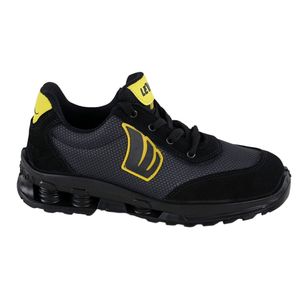 CHAUSSURE DE SÉCURITÉ 'CELL' S3 N ° 43 Hiver Cuir Fendu Dessus Doublure En Cuir Véritable Semelle Intérieure TPU Anti-Smashing Protection pour Usines - Product Image 3