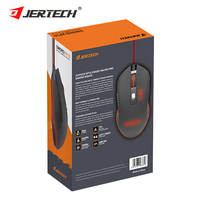 JERTECH XP10 Vente en gros 1200/1600/2400/3200 DPI Filaire USB Éclairage Gamers Souris Ordinateur Souris Filaire