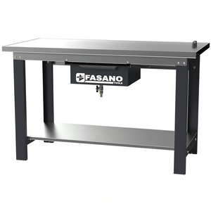 Fasano Tools Workbench Steel Top 60 In X 30 In With <b>Drawer</b> And Shelf For <b>Workshop</b> Use - Product Image 2