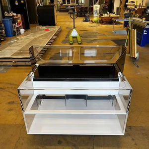 Tanque de peces de acrílico transparente Formas personalizadas/Tamaños PC irrompible Caja impermeable de plástico Embalaje al por mayor - Product Image 1