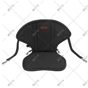 Coussin de siège de kayak Mydays Outdoor noir en nylon 1000D imperméable avec dossier pour la pêche et le canotage - Product Image 2