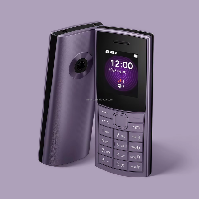 Cheap Unlocked Dual SIM Feature Phone for Old Men Children Button Keypad Mobile Phone 1.77 Inch TFT Display 600mAh Battery