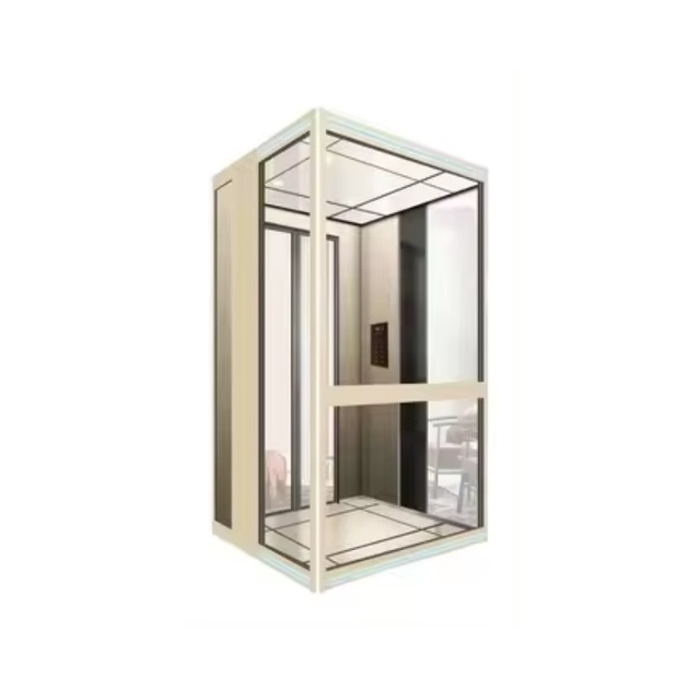 Complete Whole Villa Glass Elevator Lift Suitable and High Quality Safety Load Speed