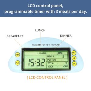 Alimentador automático de mascotas de 5,5 l con función de grabación de voz y reproducción para las rutinas de comida de Fido. - Product Image 4