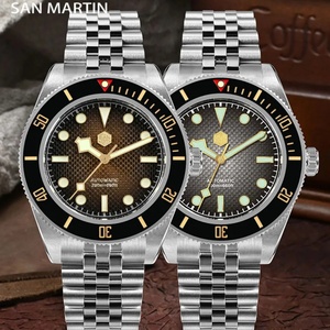 Reloj de Buceo San Martin SN0128 con Esfera 3D Waffle, Nuevo, 40 mm, NH35, para Hombre, Automático, Mecánico, Zafiro, Resistente al Agua 200 m, Luminoso - Product Image 2