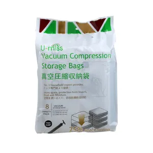 Wholesale Price Jumbo Pressure For plastic Clothes Vacuum Storage Bags