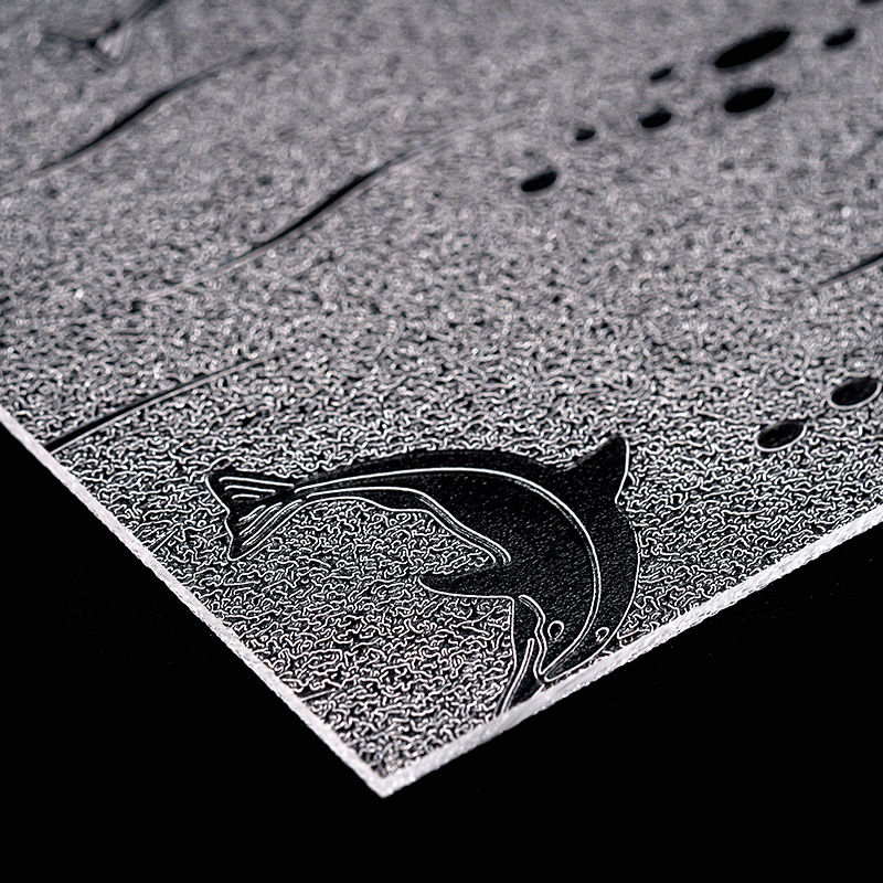 Custom Size Clear Textured Embossed GPPS Pattern Polystyrene Plastic Sheet for Shower Door Sheet