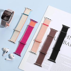 สายนาฬิกาไนลอนแบบยืดหยุ่น Upro Wave Pattern พร้อมตัวล็อคแบบ Hook and Loop สำหรับเปลี่ยนสายนาฬิกา Apple Watch Ultra 1 2 3 รุ่น 7 8 9 - Product Image 2