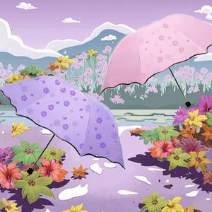 Parapluie personnalisé OEM ODM avec panneau en dentelle, protection anti-UV, ouverture semi-automatique, achat en gros pour événements promotionnels et fêtes - Product Image 3