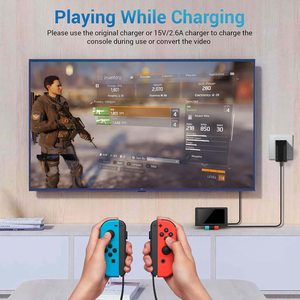 Station de charge <span class=keywords><strong>TV</strong></span> Nintendo <span class=keywords><strong>Switch</strong></span> 1080P HD 4K - Adaptateur compatible USB 3.0 Port 60W USB-C Hub Station de charge rapide en stock - Product Image 6