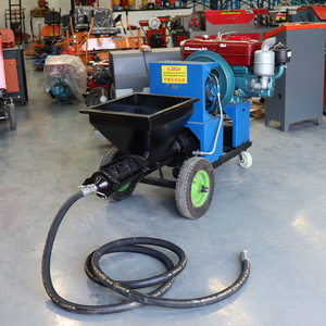 Máy phun vữa xi măng chất lượng cao Máy phun vữa Diesel 4KW cho tường nội thất dân cư - Product Image 5