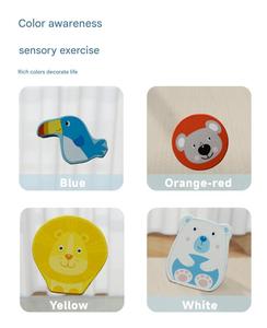 COMMIKI <strong>Wooden</strong> Animal <strong>Stacking</strong> <strong>Shape</strong> <strong>Sorting</strong> Toy Early Learning Educational Column <strong>Blocks</strong> for Toddlers Preschool Training Gift - Product Image 2