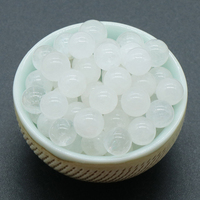 Vente en gros 8 \ 10 \ 12 \ 16 \ 18 \ 20mm pierre de cristal d'onyx noir naturel sans trou perle ronde en vrac pour bijoux à bricoler soi-même