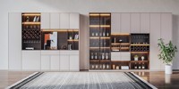 Chaise de salle à manger moderne en bois écologique personnalisée avec plateau en verre pour salon et salle à manger