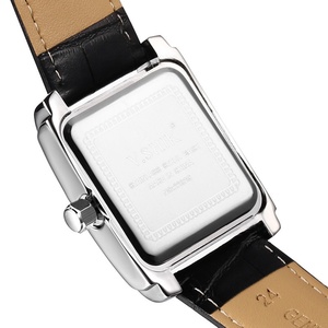 OEM Top Luxury Men's <b>Watch</b> Square Quartz <b>Watch</b> Calendar <b>Case</b> Leather Quartz Movement Waterproof <b>Watch</b> Men's Brand - Product Image 5