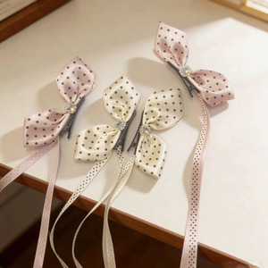 Ballet-style rhinestone <b>bow</b> hair <b>clip</b> for women, high ponytail, banana <b>clip</b>, hair accessory for spring, for thicker hair. - Product Image 3