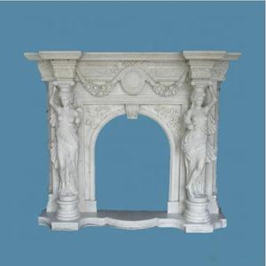 पत्थर की मैटल के चारों ओर काले संगमरमर के फ्रांसीसी शेर सिर फिसलकर मैटल - Product Image 5