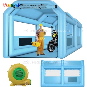 Tente gonflable géante personnalisée pour automobile, poste de travail automobile, cabine de peinture gonflable, tunnel gonflable pour la peinture, cabines de peinture pour voitures - Product Image 3