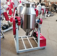 Mélangeur vertical rotatif pour ingrédients secs, mini mélangeur alimentaire concentré, 15 kg, 30 kg, 50 kg, 100 kg, mélangeur rotatif 3D pour herbes et poudres sèches
