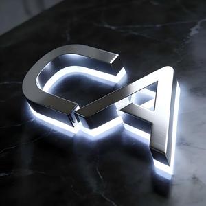 Letrero de Tienda con Letras 3D de Acrílico LED de Diseño Personalizado con Retroiluminación para Comercio Minorista - Letrero Exterior de Fácil Instalación - Product Image 2