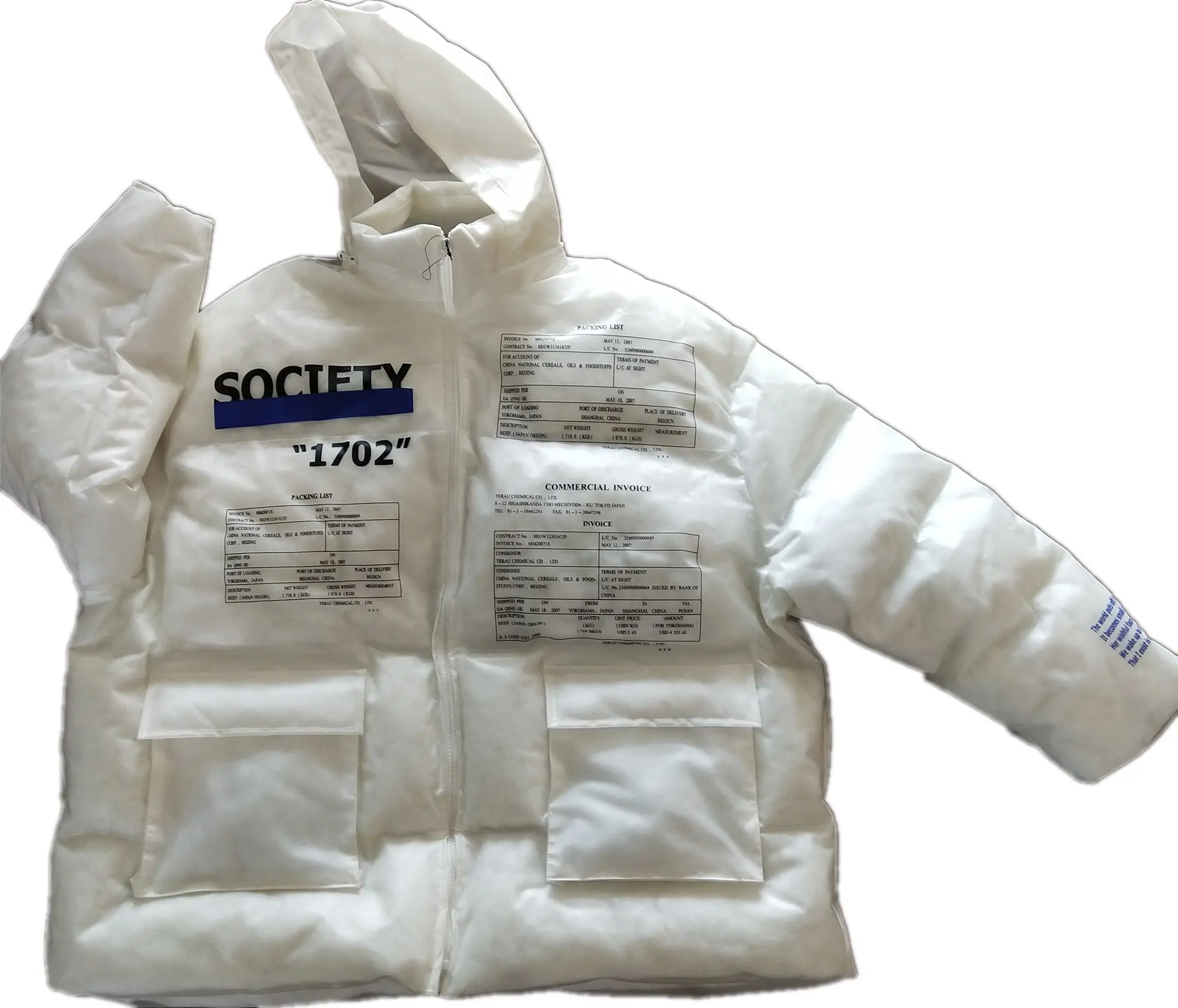 Low価格保証品質男性のジャケット & コートフード付き冬コート丈メンズフグジャケット