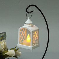 Lanterne porte-bougie vintage de Noël en gros, lumières de nuit de Noël, lampe de camping pour Noël et Halloween