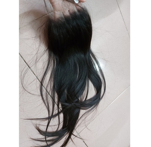 Suministro directo de fábrica de extensiones de cabello humano virgen vietnamita Cierre de onda de agua para bebés para niños - Product Image 1