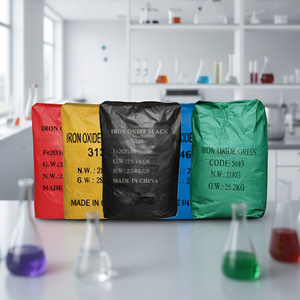 Fornitura di Polvere di Ossido di Ferro Rosso in Sacchi per Cemento, Mattoni Colorati, Pigmento per Asfalto, Resistente alle Alte Temperature - Product Image 1