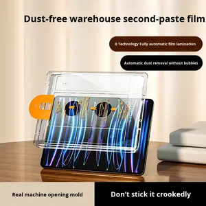 Compatible para Apple <span class=keywords><strong>iPad</strong></span> <span class=keywords><strong>11</strong></span> <span class=keywords><strong>iPad</strong></span> <span class=keywords><strong>Pro</strong></span> <span class=keywords><strong>iPad</strong></span> Mini 7th 10th Gen Dust-Free 7 Second Application Pantalla de vidrio templado Teléfonos móviles - Product Image 6