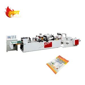 Automatic Snack Packaging Bag Sealer Back Sealed Bag Making Machine Three Side Sealing Pouch Making Machine for Food Packaging