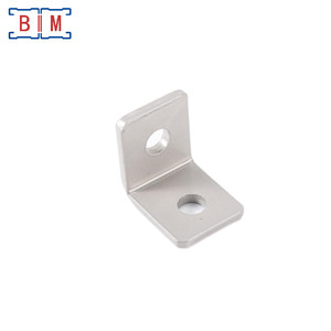 Raccordo Angolare a 90 Gradi P1026 Zincato Elettroliticamente a Due Fori per Profilo a C - Product Image 5