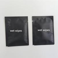 Lingettes humides parfumées individuelles de marque privée personnalisées pour le visage et les mains lingettes de nettoyage jetables en gros pour l'utilisation au restaurant