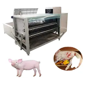 Изготовленная на заказ полностью автоматическая машина для убоя свиней, волос для свиней, гладильная машина для бассейна, оборудование для забоя