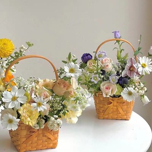 Venta al por mayor <span class=keywords><strong>de</strong></span> cestas <span class=keywords><strong>de</strong></span> flores tejidas a mano ramos <span class=keywords><strong>de</strong></span> flores <span class=keywords><strong>cajas</strong></span> <span class=keywords><strong>de</strong></span> <span class=keywords><strong>arreglos</strong></span> <span class=keywords><strong>florales</strong></span> y embalaje floral <span class=keywords><strong>de</strong></span> estilo rural - Product Image 3