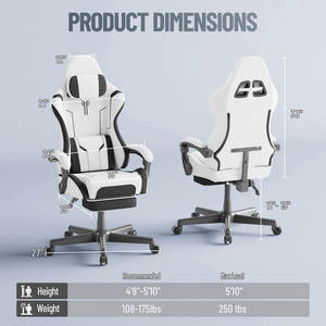 Sedia da Gaming AJUNION, Supporta 115 kg, Tessuto Traspirante, Poggiatesta Rimovibile, Supporto Lombare, Cuscino ad Alta Resilienza - Product Image 3