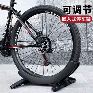 Anker <b>Bicycle</b> <b>Rack</b> Floor Standing Adjustable ABS Black Powder Coating For Road Mountain Bike Display Stand - Product Image 2