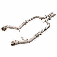 Kit de performance racing à montage direct avec downpipe haute performance SS304 blindé thermiquement pour Mercedes-Benz W222 S63 AMG S600 6.0T