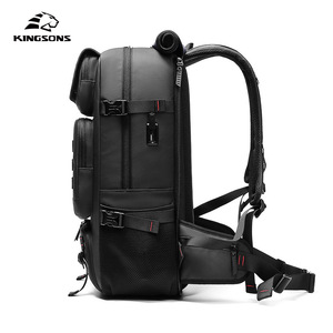 Kingsons Outdoor Backpack Large Capacity Water Repellent Lightweight <b>Laptop</b> Backpack Unisex Travel Bag Multiple Compartments - Product Image 3