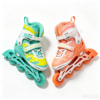 Magnifiques patins à roulettes avec roues lumineuses en PU et roulements ABEC-7, combinés à un châssis solide en PP pour les sports de plein air des adultes