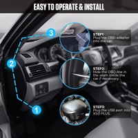 AUTOOL X50 PLUS Scanner HUD pour voiture, effacement ou lecture des codes DTC, alarme précoce intelligente des codes de panne, multifonction, lecteur OBD2