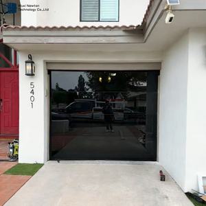 Porte de <span class=keywords><strong>garage</strong></span> en verre à levage vertical avec cadre en aluminium, vue complète, propre, commerciale, 16X7 16X8 - Product Image 2