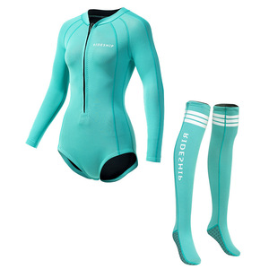 Combinaison de plongée en néoprène 2 mm pour femme, maillot de bain une pièce thermique, protection UV pour la natation, le surf et la plongée - Product Image 5