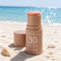 Stick solaire minéral végétalien Lance au Bakuchiol et peptides, SPF 30 PA+++ large spectre UVA UVB, à base de zinc, coréen, résistant à l'eau