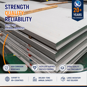 Lámina de Acero Inoxidable 321 316L con Acabado Granallado de 8.0mm x 1500mm 5x10' con Certificación GB T3280 para Petroquímica - Product Image 1