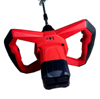 Mélangeur de peinture électrique portatif, petite perceuse à mélanger le béton avec pelle mélangeuse et vitesse variable