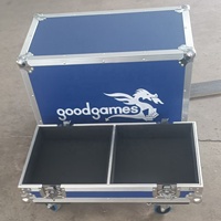 Flight case 2 en 1 STAGEPAS 600BT, en aluminium verrouillable, résistant à l'eau IP65/IP68, OEM/ODM, pour équipement audio.