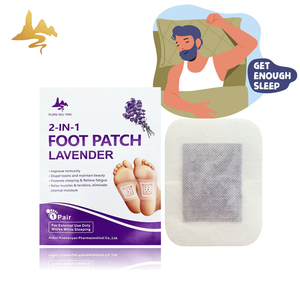 Fabricant de gros Patch détox pour les pieds à la lavande infusée à la vitamine tourmaline améliore la circulation sanguine soulage la pression des pieds - Product Image 1