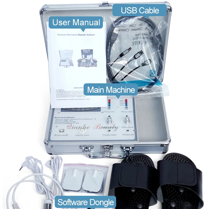 Hot Physical Health Analyzer Ganzkörper-Scanning Quantenresonanz-Magnet analysator mit Behandlung