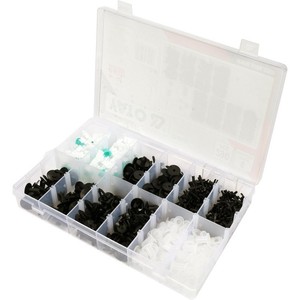 Kit de Remaches de Plástico Boyuan, 290 Piezas, Nylon Reforzado para Reparación y Reemplazo de Automóviles YT-0666 - Product Image 1